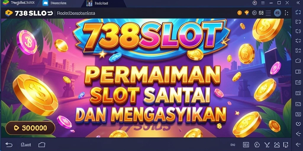 Tampilan gameplay 738SLOT yang penuh warna dan menarik.