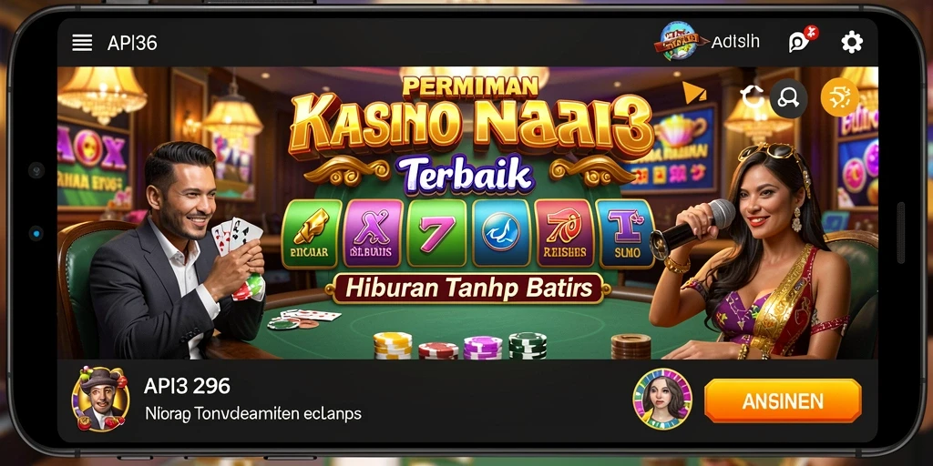 Screenshot menunjukkan gameplay seru dari permainan Kasino API36.