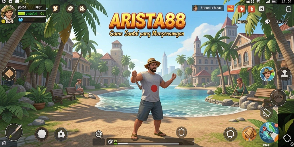 Tangkapan layar ARISTA88 memperlihatkan gameplay yang seru dan menenangkan.