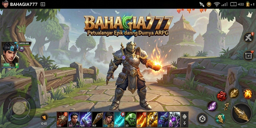 Tampilan gameplay seru dan mendebarkan di BAHAGIA777.