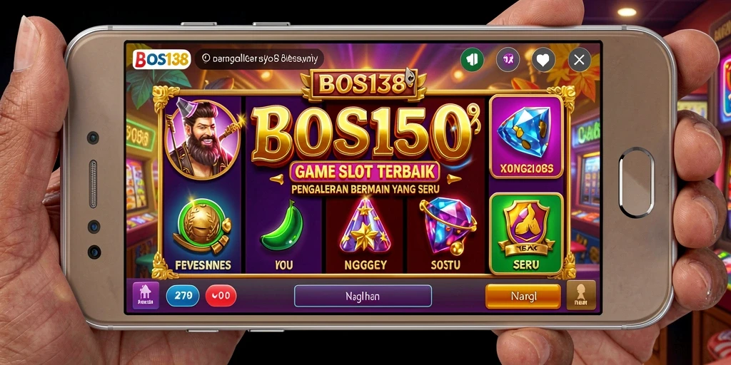 Tampilan menarik dari permainan slot dalam BOS138 yang mendebarkan.