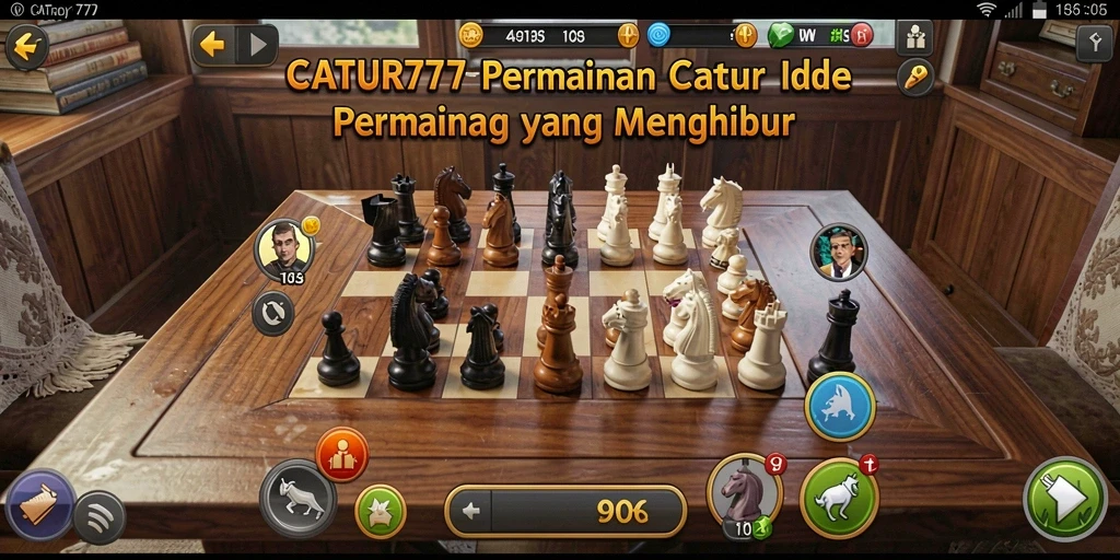 Tampilan gameplay <strong>CATUR777</strong> yang menarik dan menenangkan.