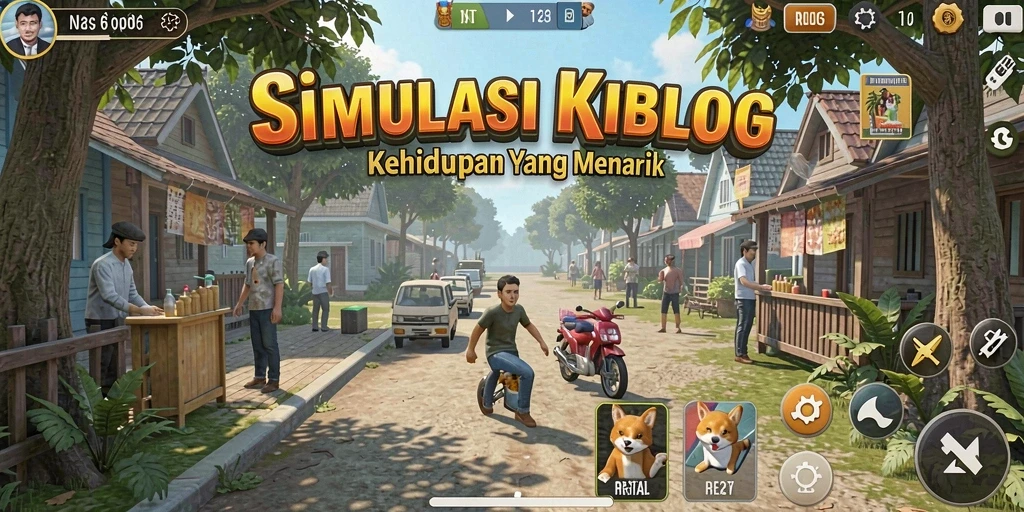 Tampilan screenshot D06 menampilkan gameplay simulasi menarik dan interaktif.