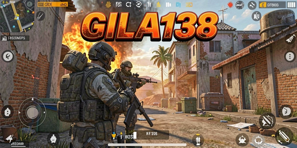 Tampilan gameplay menarik dari GILA138 dengan aksi tembak-menembak.