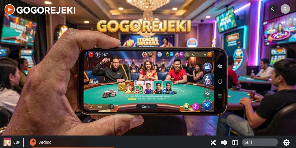 Tampilan gameplay GOGOREJEKI yang mendebarkan dan interaktif.