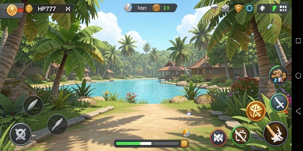 Gameplay HP777 yang menghibur dan penuh warna.