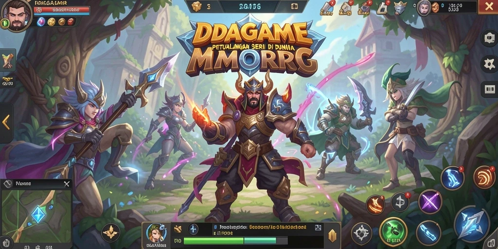 Tampilan gameplay utama di IDAGAME menunjukkan aksi seru dan petualangan mendebarkan.
