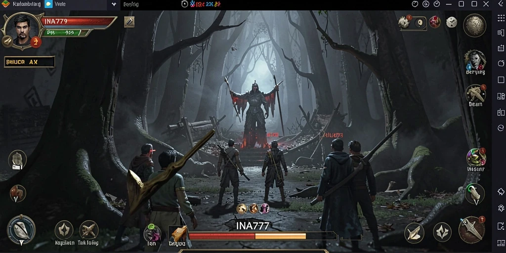 Gameplay menegangkan di dunia kegelapan penuh misteri.