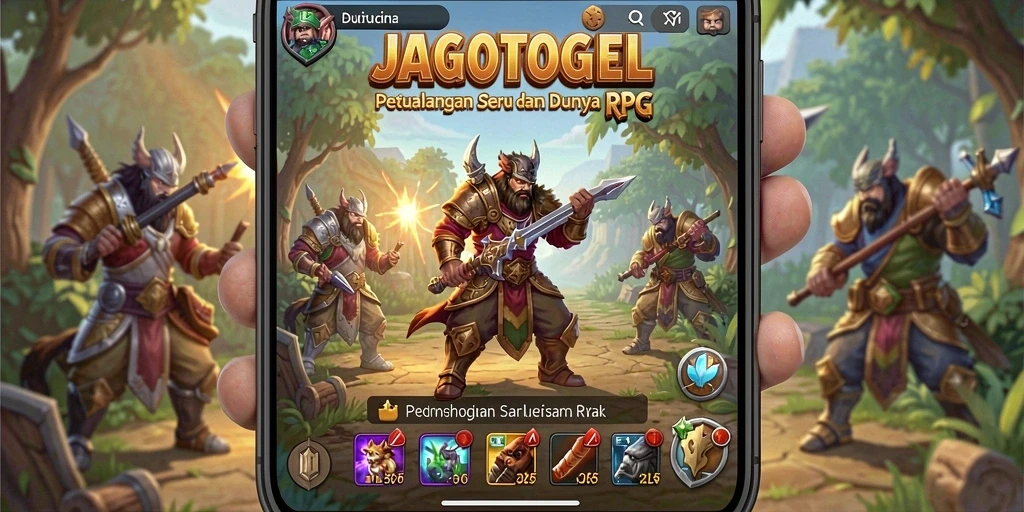 Screenshot gameplay JAGOTOGEL yang menunjukkan pertarungan seru dan karakter yang beragam.