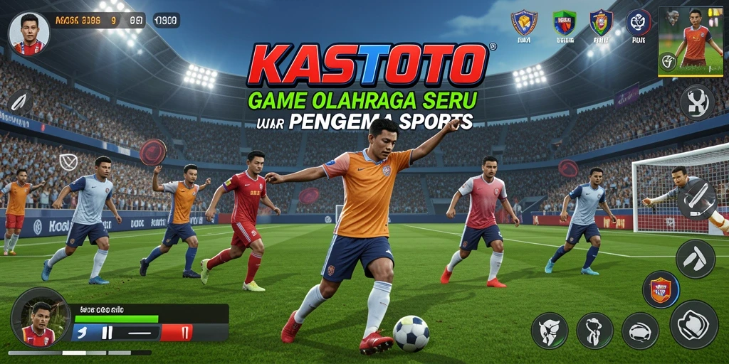 Tampilan gameplay menarik dari KASTOTO yang seru dan kompetitif.