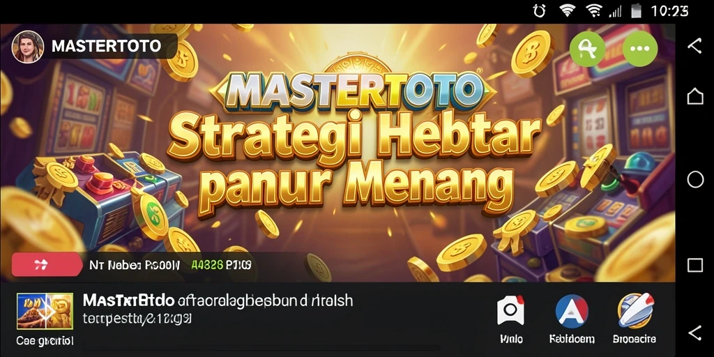 Screenshot MASTERTOTO yang menunjukkan gameplay Strategy yang menegangkan.
