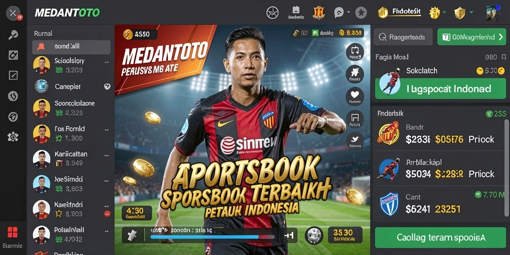Tampak antarmuka pengguna <strong>MEDANTOTO</strong> dengan fitur taruhan langsung yang menarik.