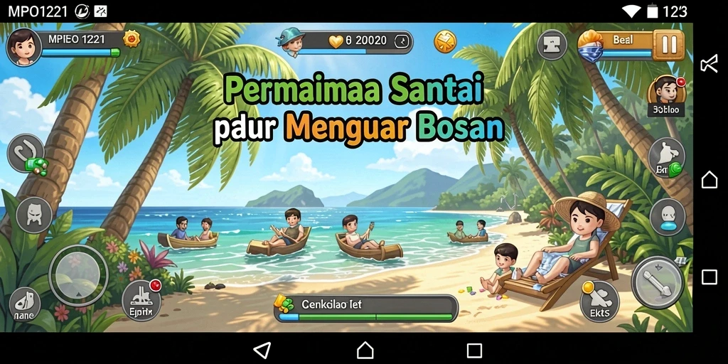 Tampilan gameplay MPO1221 yang menarik dan penuh warna.