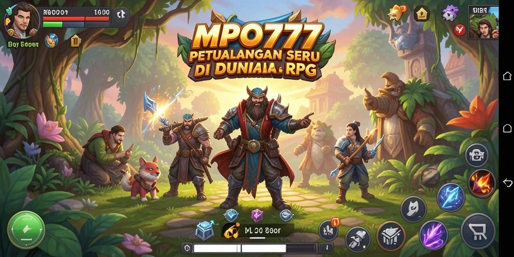 Tampilan gameplay MPO777 yang menegangkan dan seru di dunia RPG.