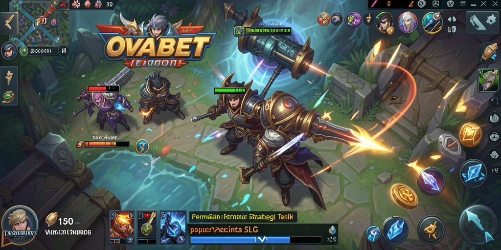 Tampilan gameplay OVABET yang mendebarkan dan strategis.
