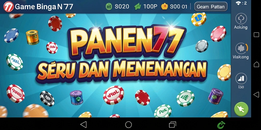 Gameplay seru Bingo di PANEN77 dengan grafik yang menarik.