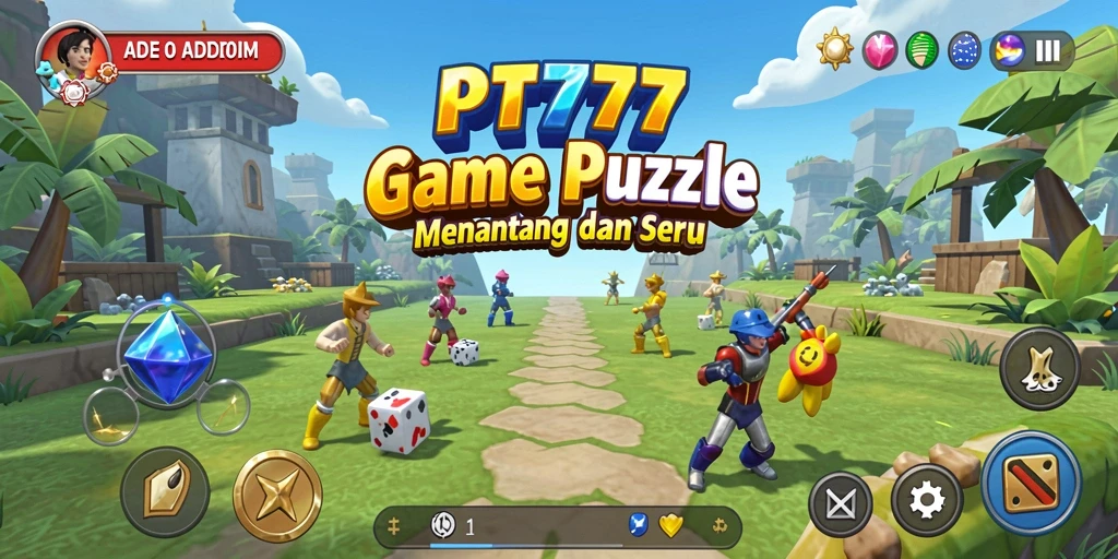 Tampilan gameplay seru dari game Puzzle PT777 yang menantang.