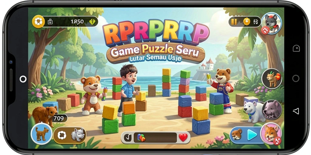 Sebuah gameplay Puzzle yang menarik dan menantang setiap pemain.