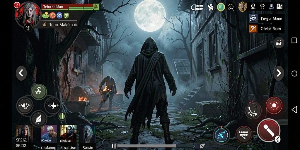 Gameplay mencekam dalam kegelapan yang menyelimuti dunia SP212.