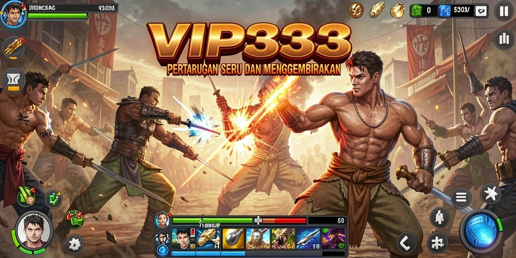 Tampilan gameplay penuh aksi di VIP333 yang mendebarkan.