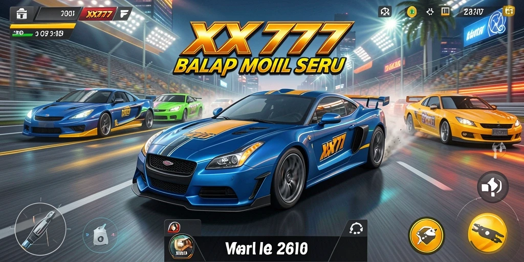 Gameplay balap mobil seru di XXX777 yang mengasyikkan.