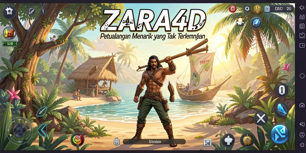 Tangkapan layar ZARA4D menampilkan petualangan seru di dunia yang menakjubkan.